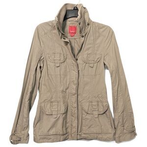 Esprit Khaki Lightweight Utility Jacket Size XS‎